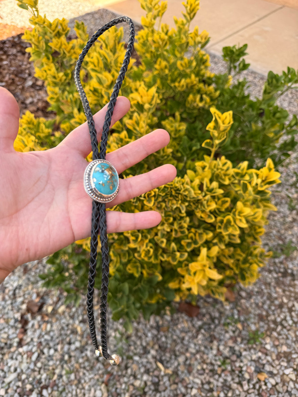 Persian Turquoise Turquoise Bolo Tie
