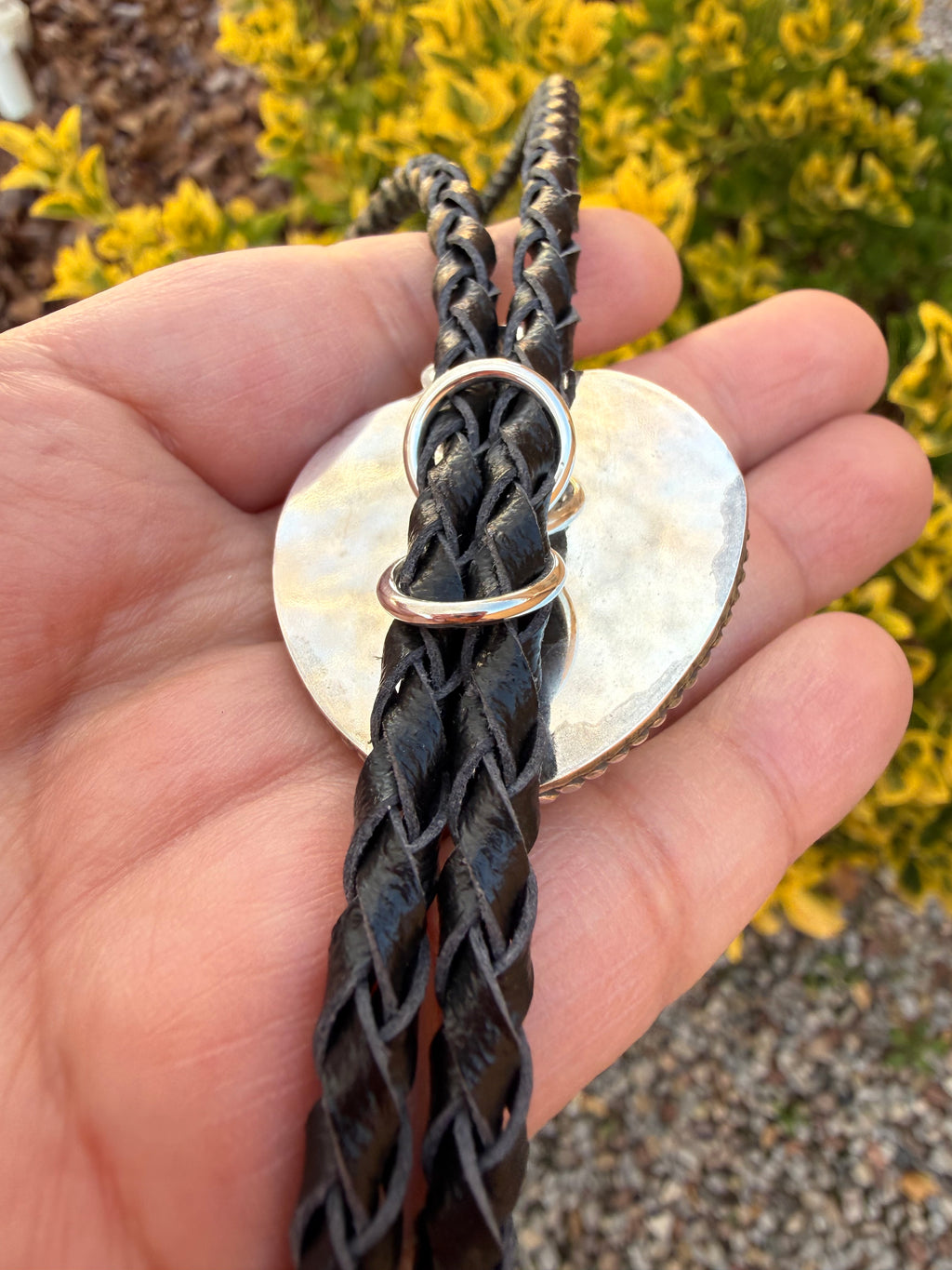 Large Heart Turquoise Bolo Tie