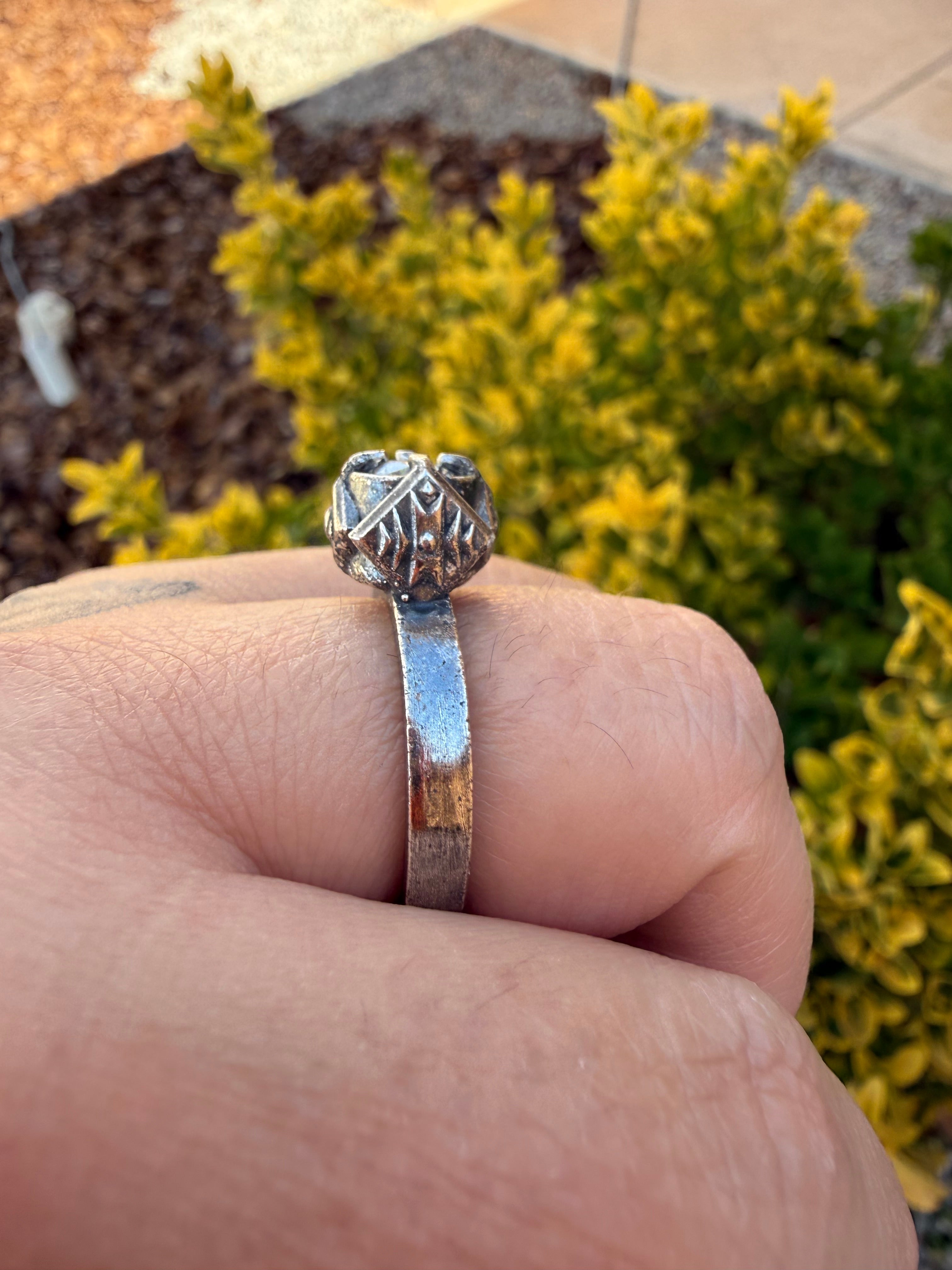 Rustic Navajo Ring (Sz 9)