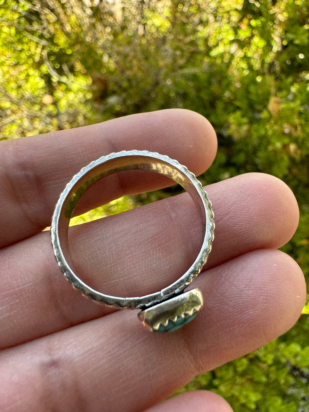 Turquoise Square Ring (Sz 13)