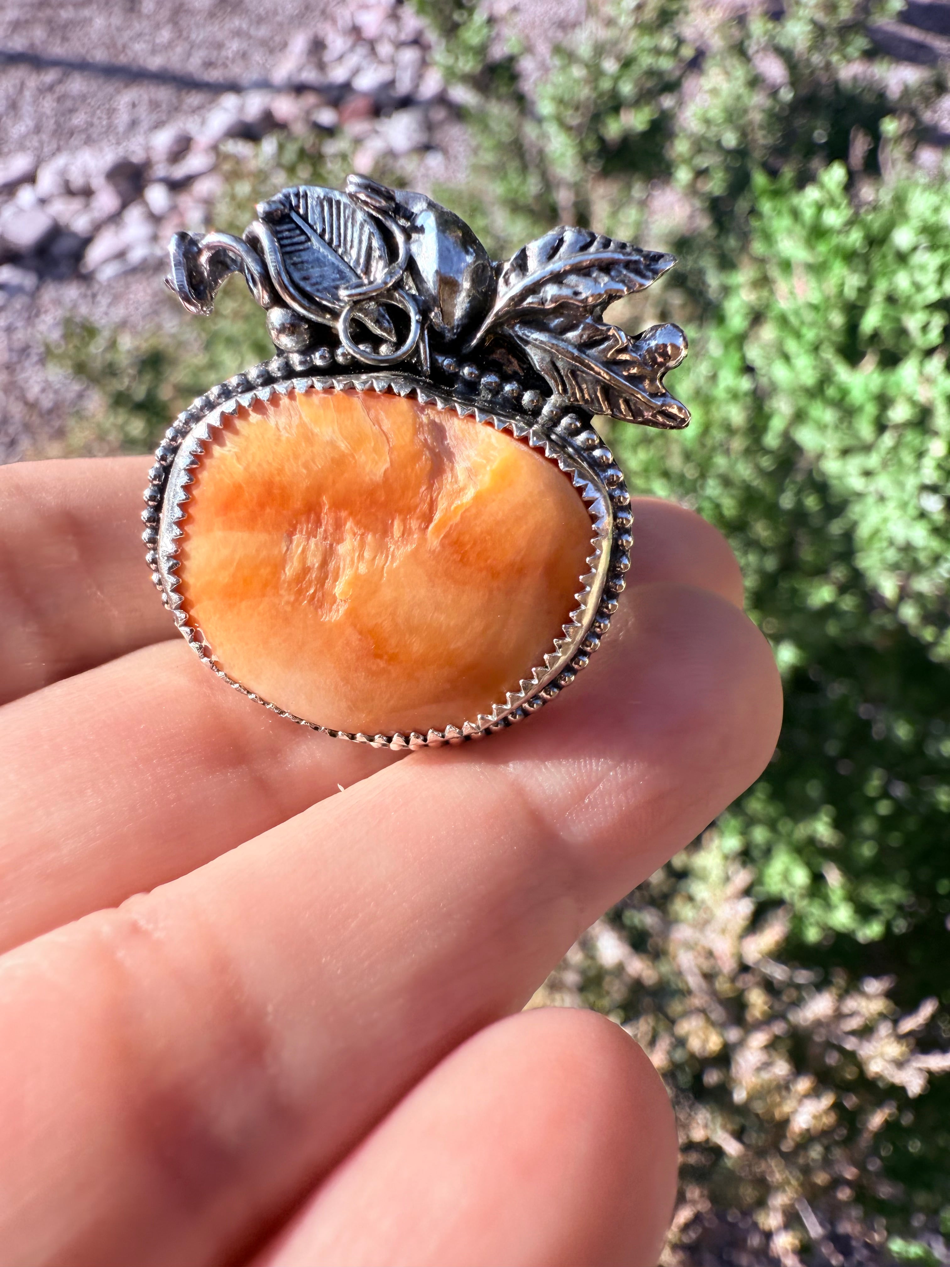 Medium Pumpkin Ring (Adjustable sz 6-13)
