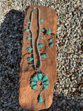 Sonoran Turquoise Concho Squash Blossom Set