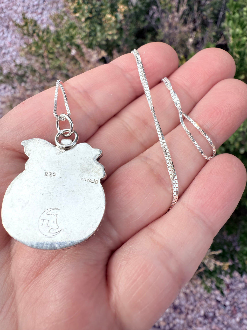 Small Kingman Turquoise Pumpkin Necklace (2)