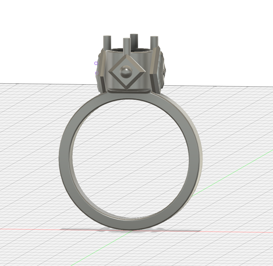 Pink Tourmaline Navajo Ring (Sz 8)