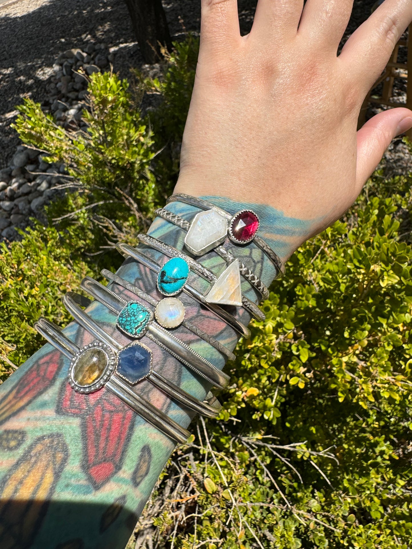 Moonstone Freeform Bracelet