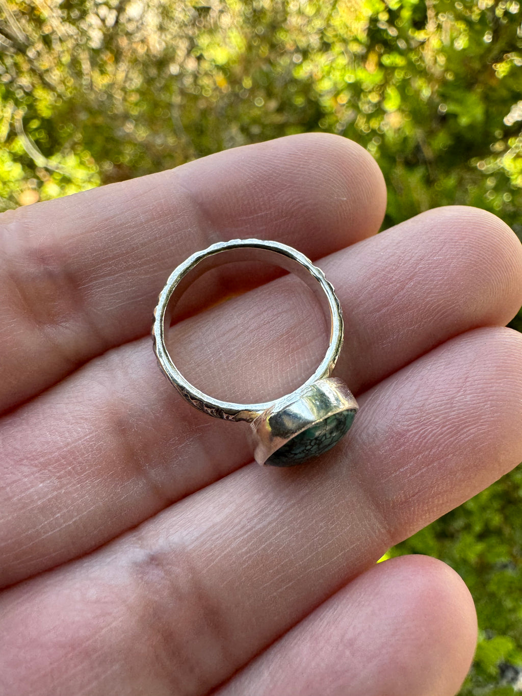 Turquoise Round Ring (Sz 4)