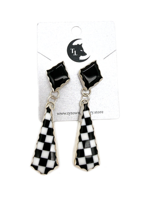 Onyx + Pristine Earrings
