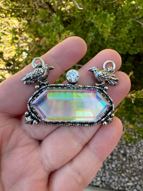 Double Crow Pendant