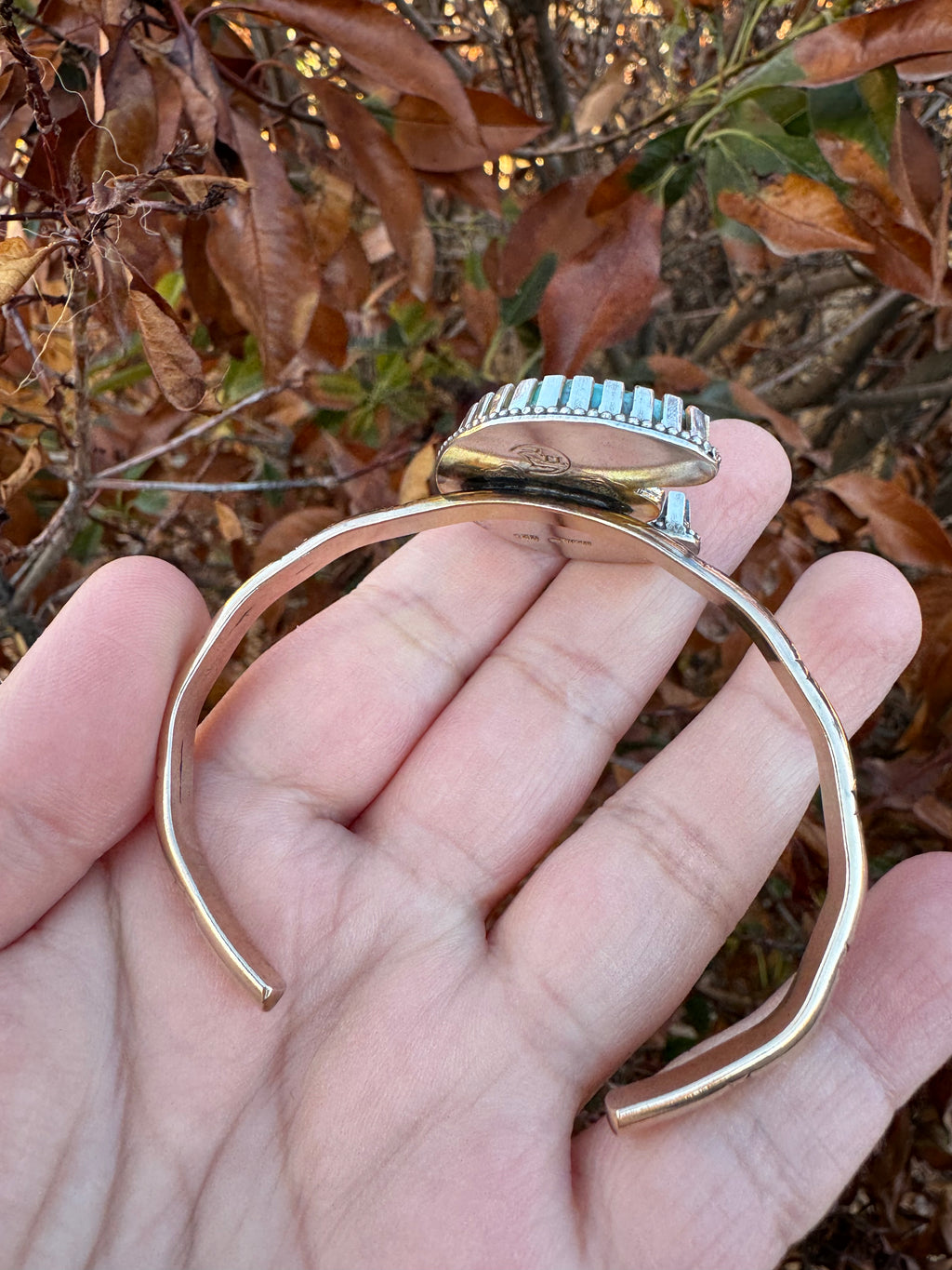 Kingman Turquoise Moon Bracelet