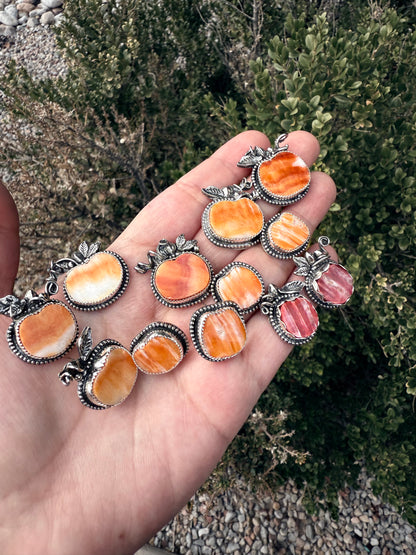 Pumpkin Stud Earrings (1)