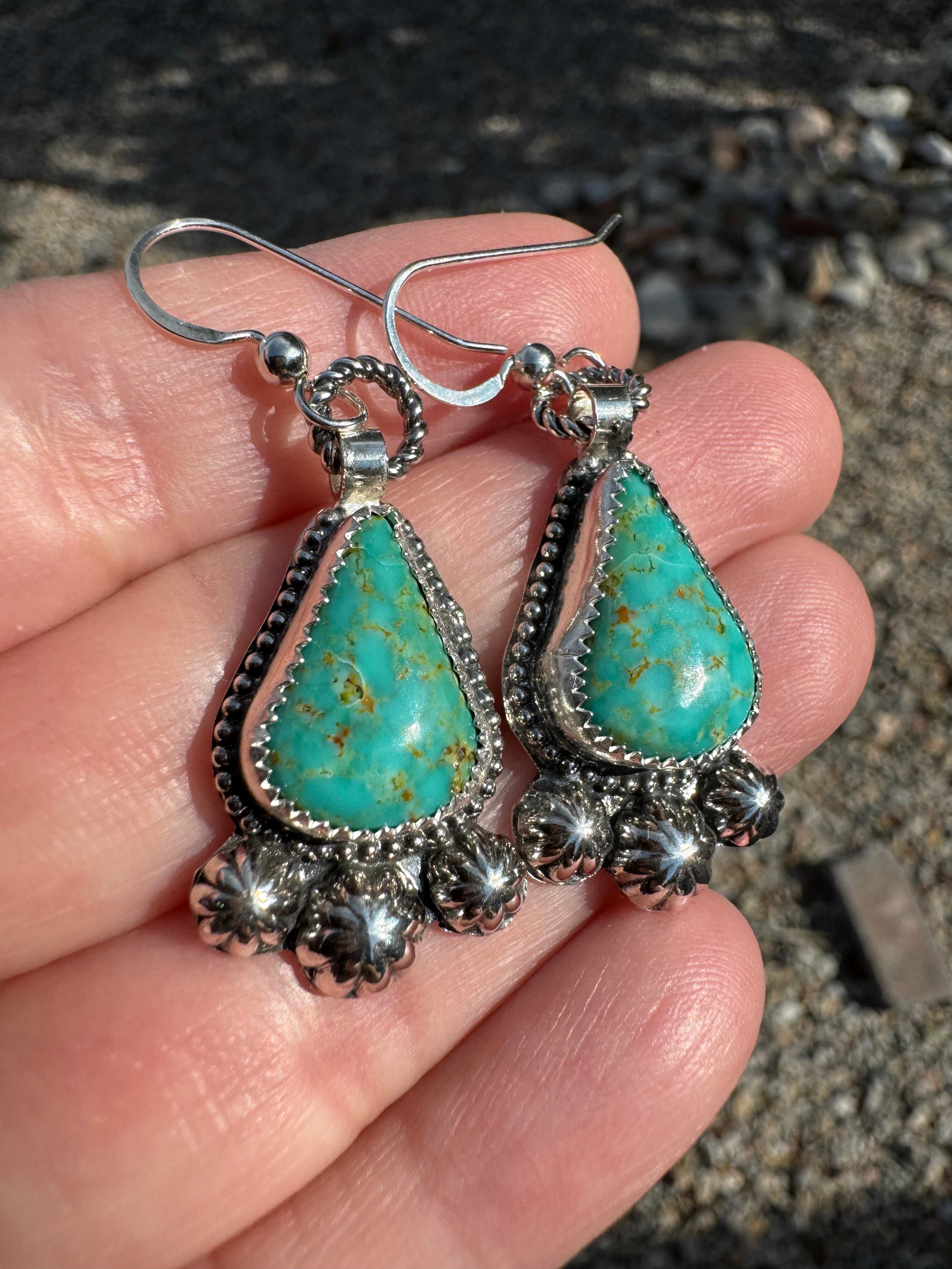 Sonoran Turquoise Concho Squash Blossom Set