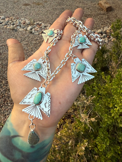 Heavy Metal Thunderbird Necklace