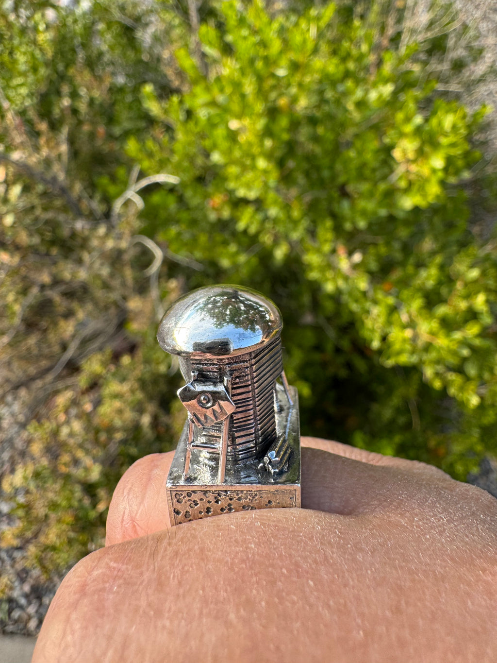 Hogan Hollow Form Ring (Sz 7-8)