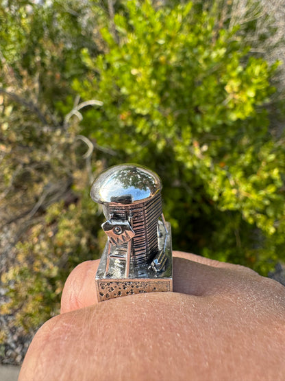 Hogan Hollow Form Ring (Sz 7-8)