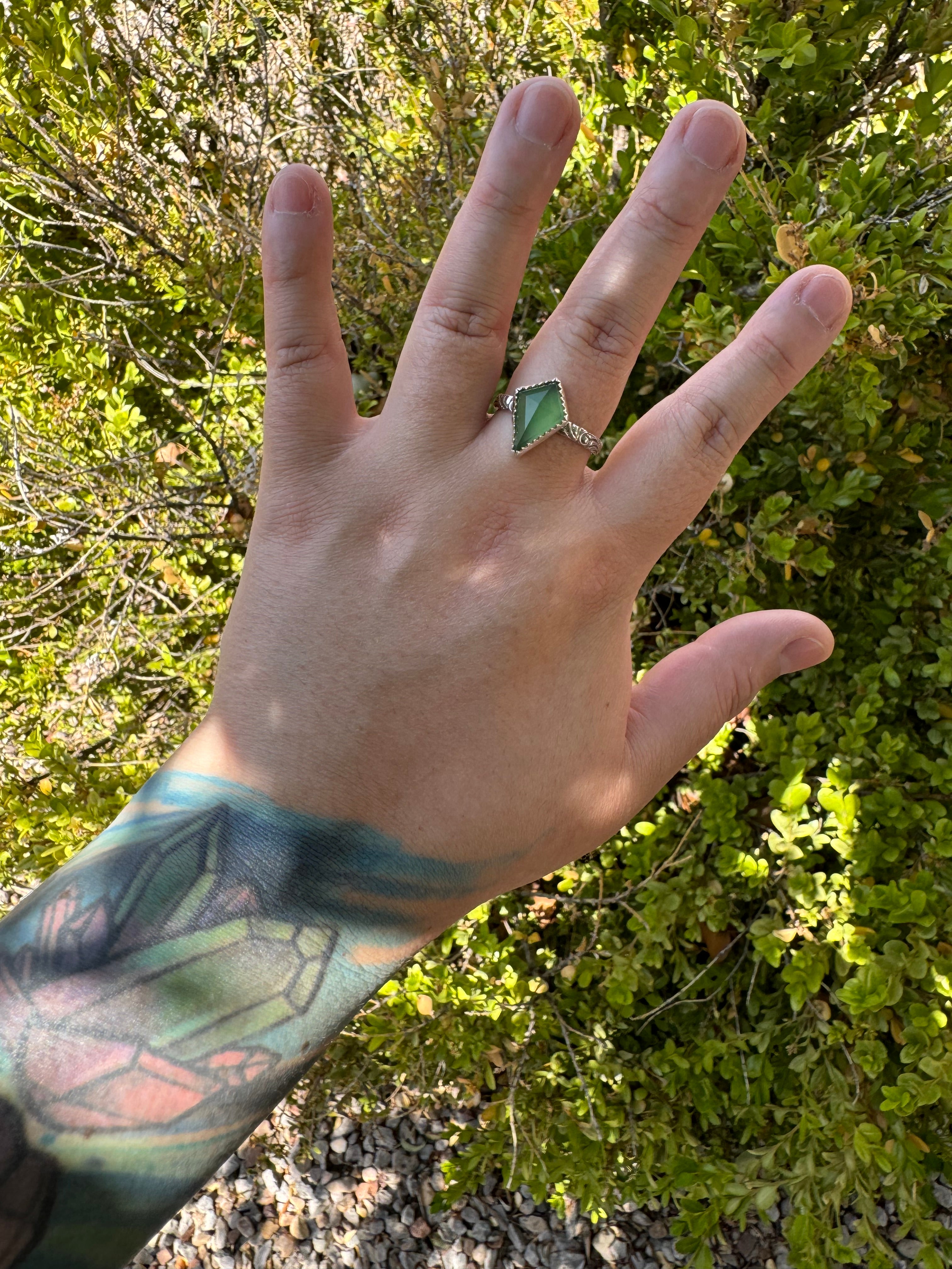 Prehnite Ring (Sz 11)