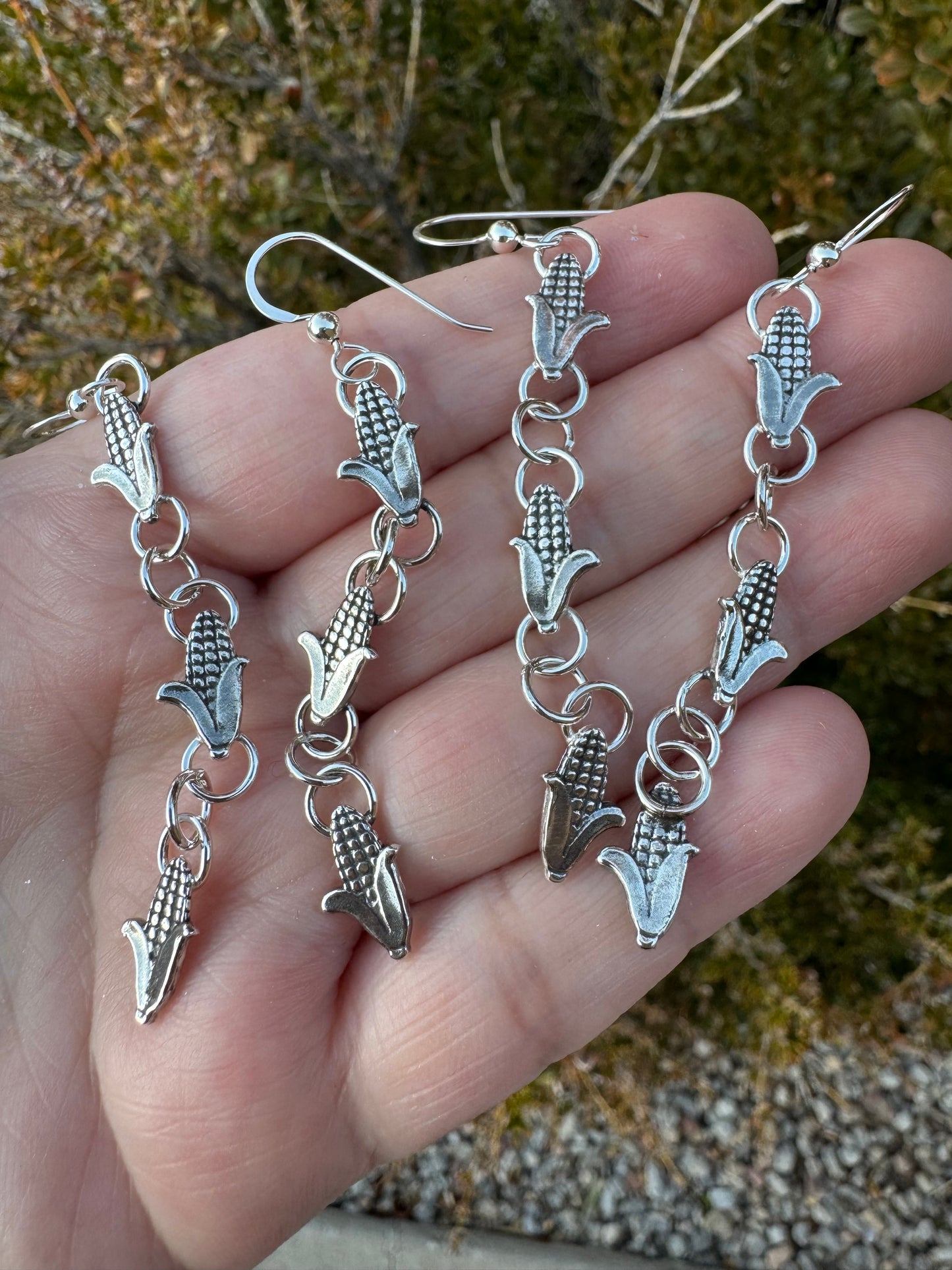 Naadą́ą́' Corn Dangle Earrings