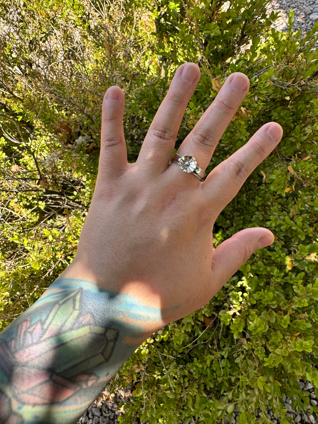 Native Flower Ring (Sz 11)