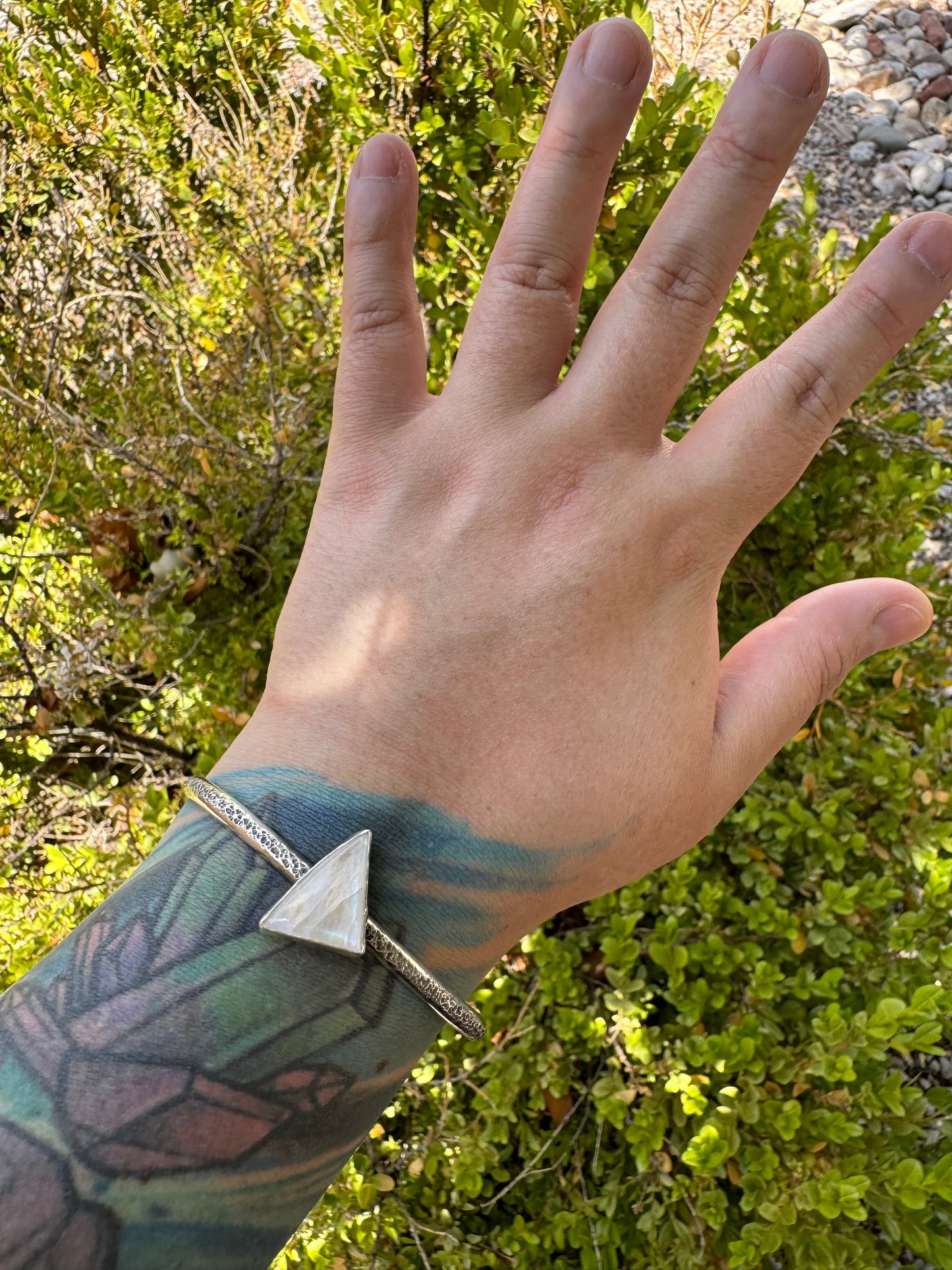 Moonstone Freeform Bracelet