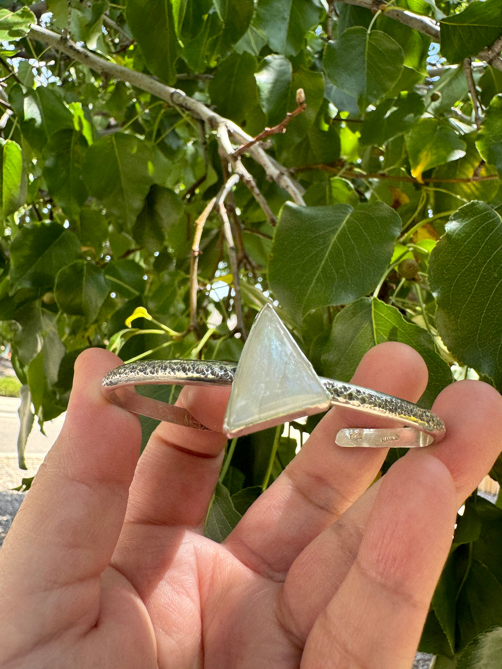 Moonstone Freeform Bracelet