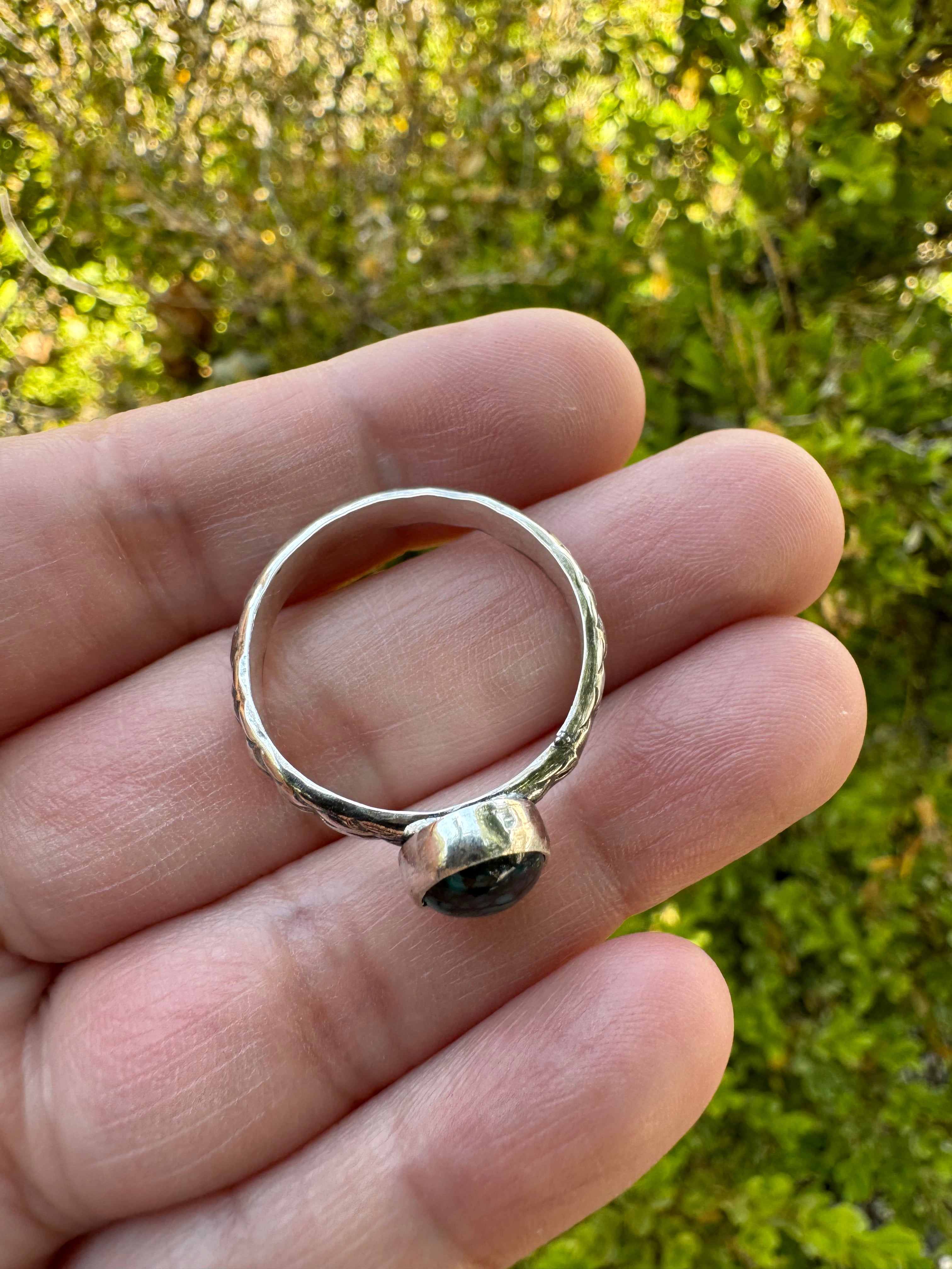 Turquoise Oval Ring (Sz 11.5)