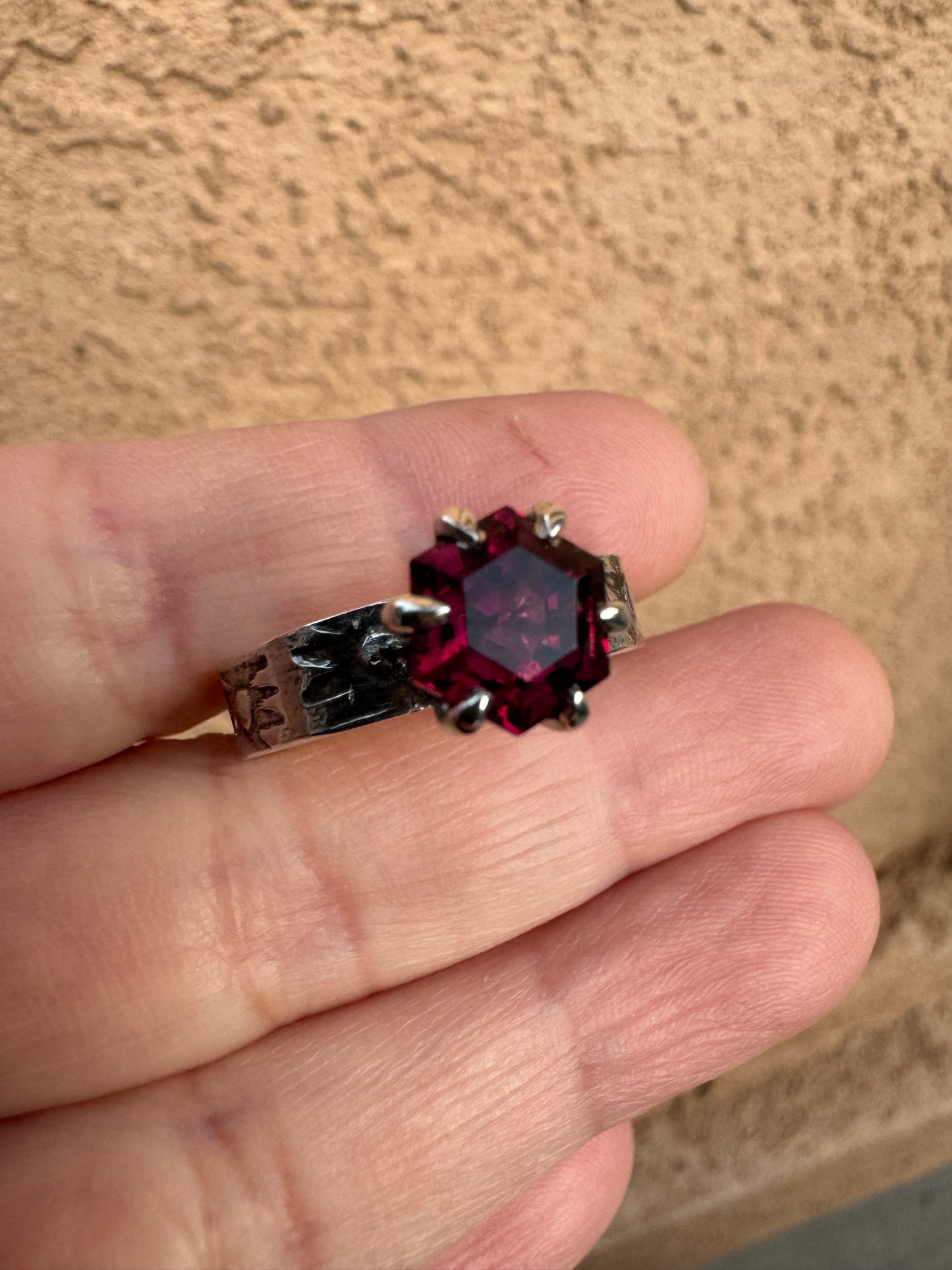 Rhodolite Garnet Ring (Sz 9.25)