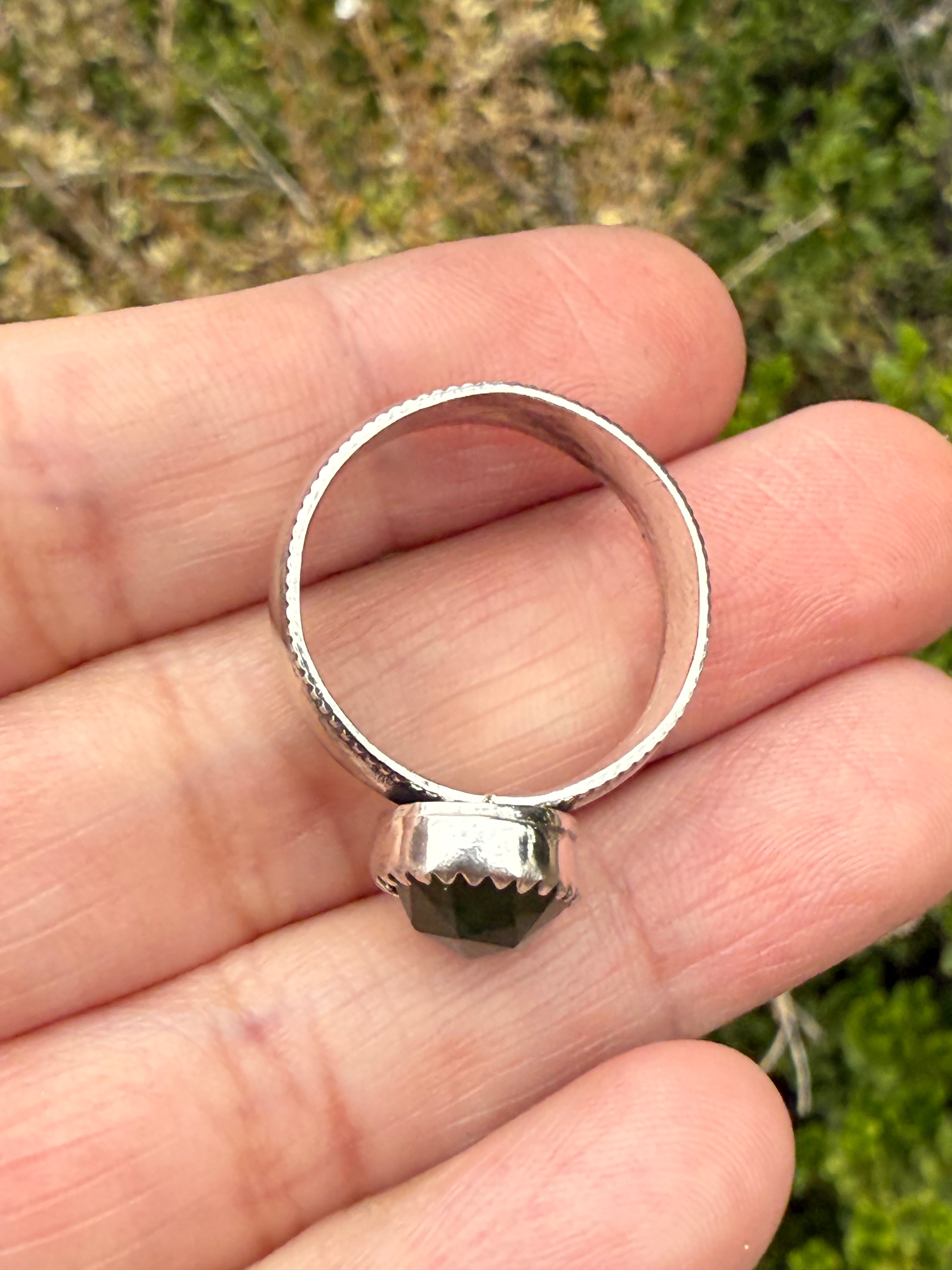 Grossular Garnet Ring (Sz 8)