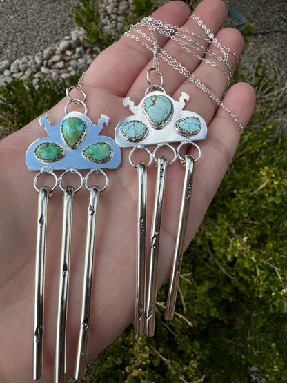 Sonoran Gold Turq. Thundercloud Necklace
