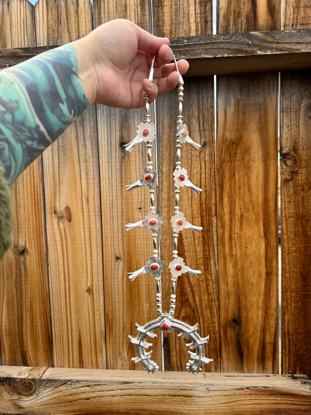 Navajo Tree of Life Squash Blossom