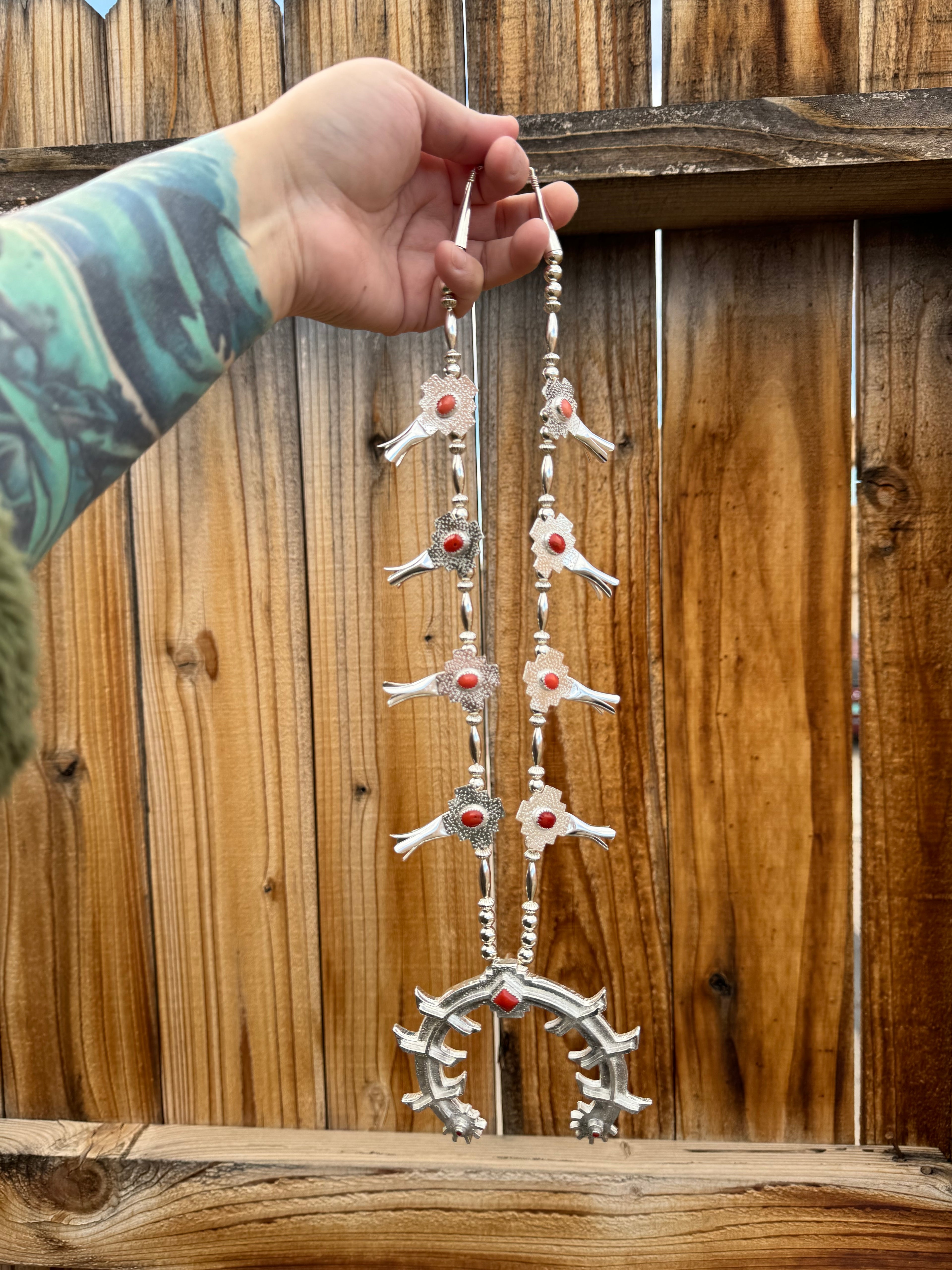 Navajo Tree of Life Squash Blossom