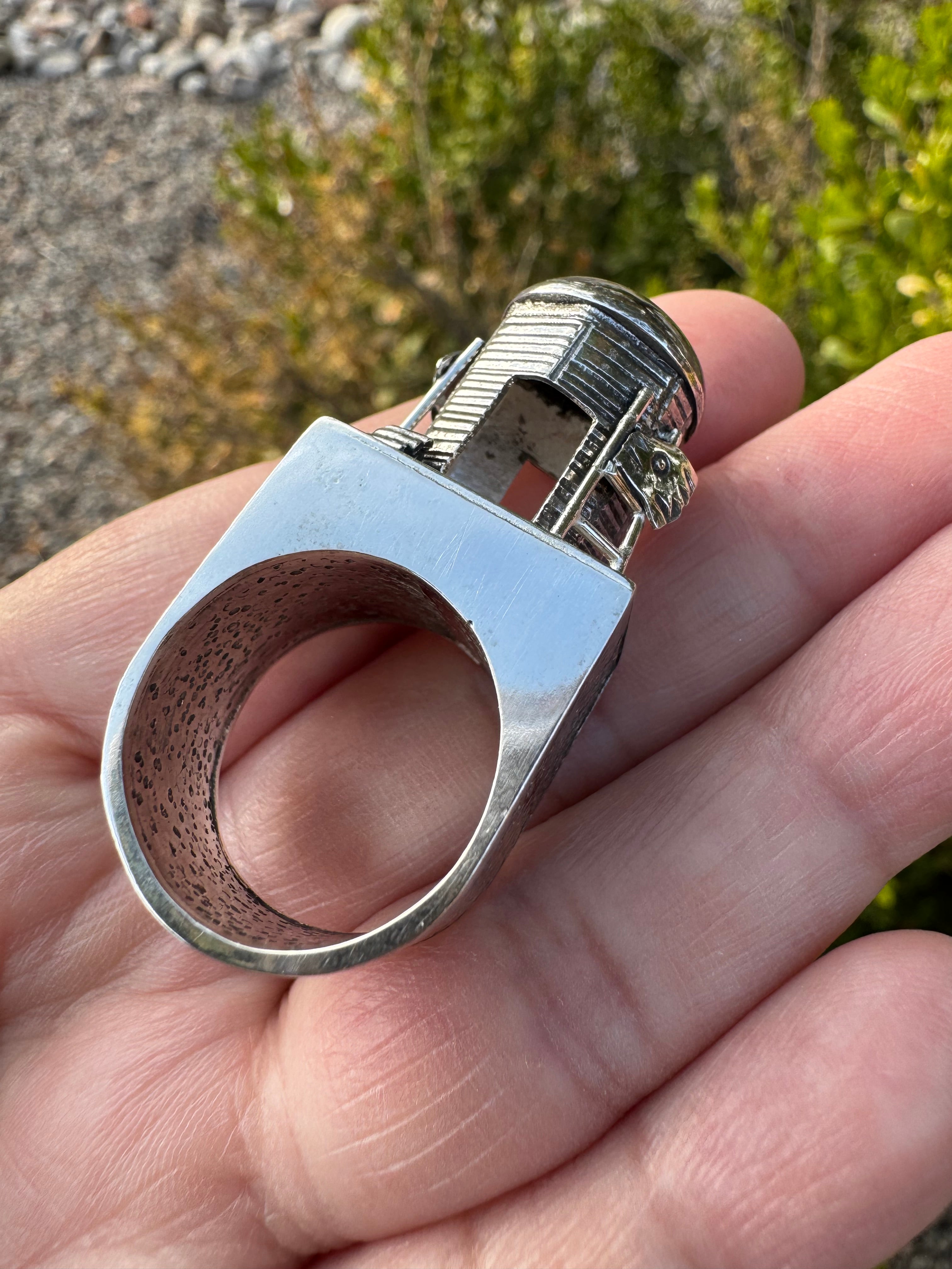 Hogan Hollow Form Ring (Sz 7-8)