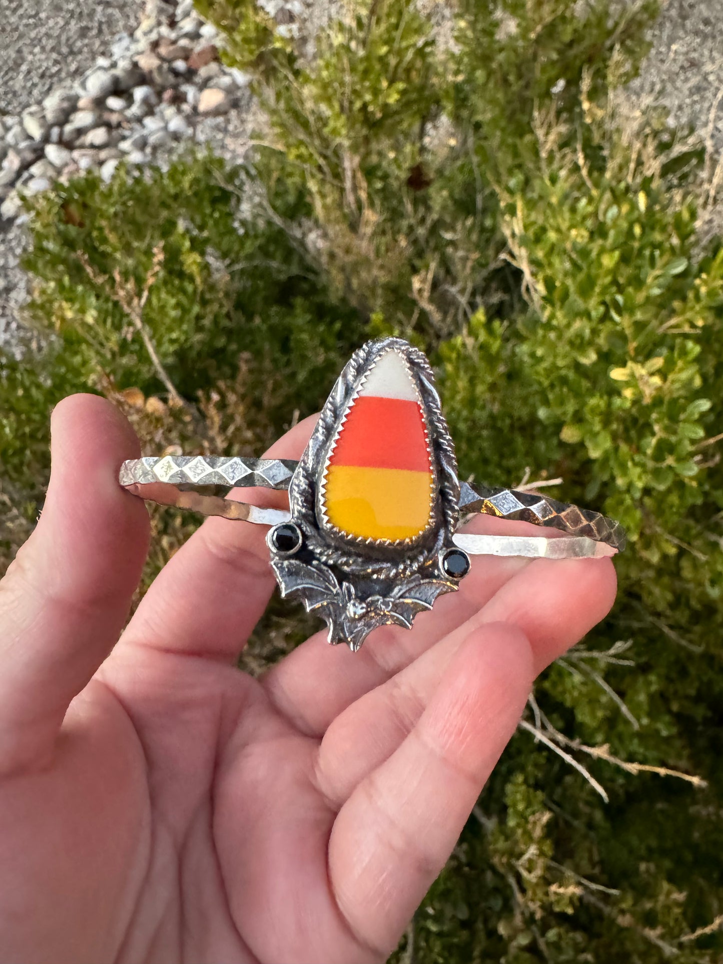 Candy Corn Bat Bracelet