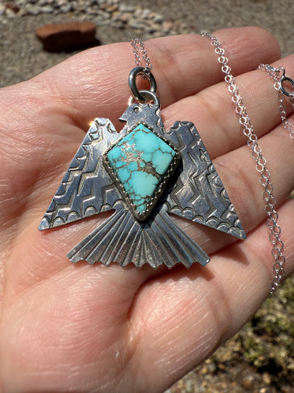 Carico Lake Turquoise Thunderbird Necklace