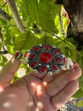 Rosarita + Coral Navajo Bracelet