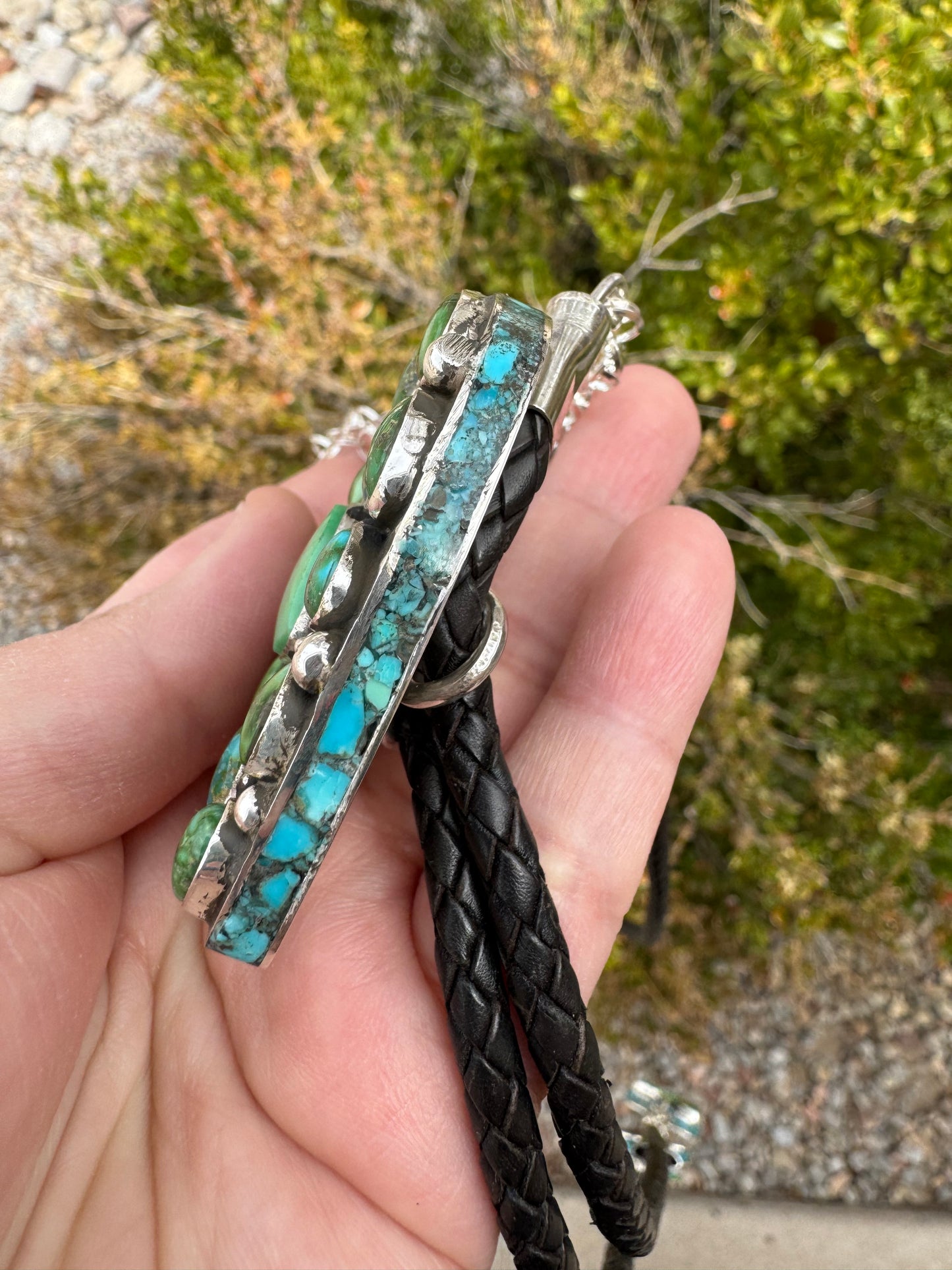 The Turquoise Heart Bolo Tie