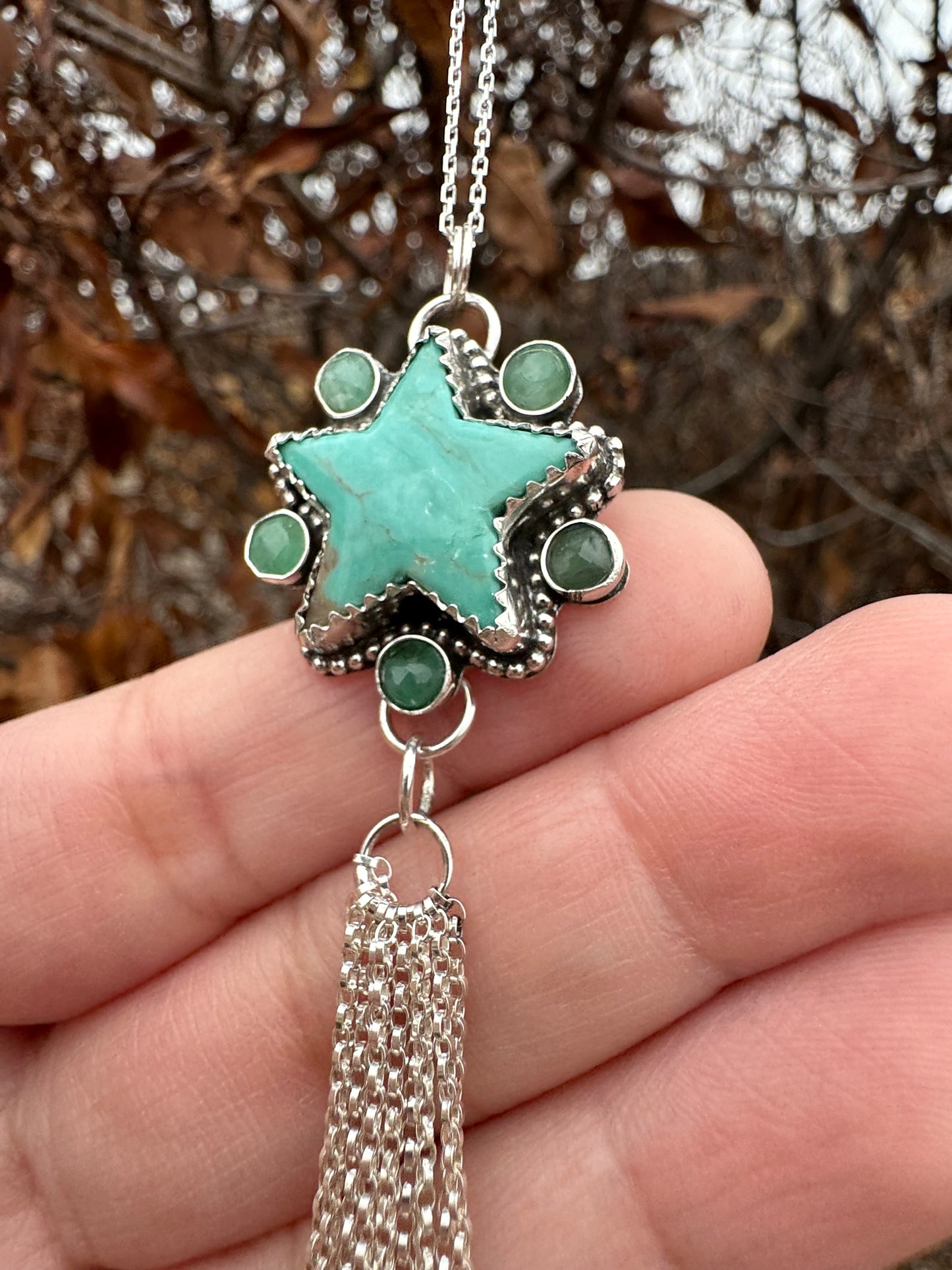 Emerald Star Necklace