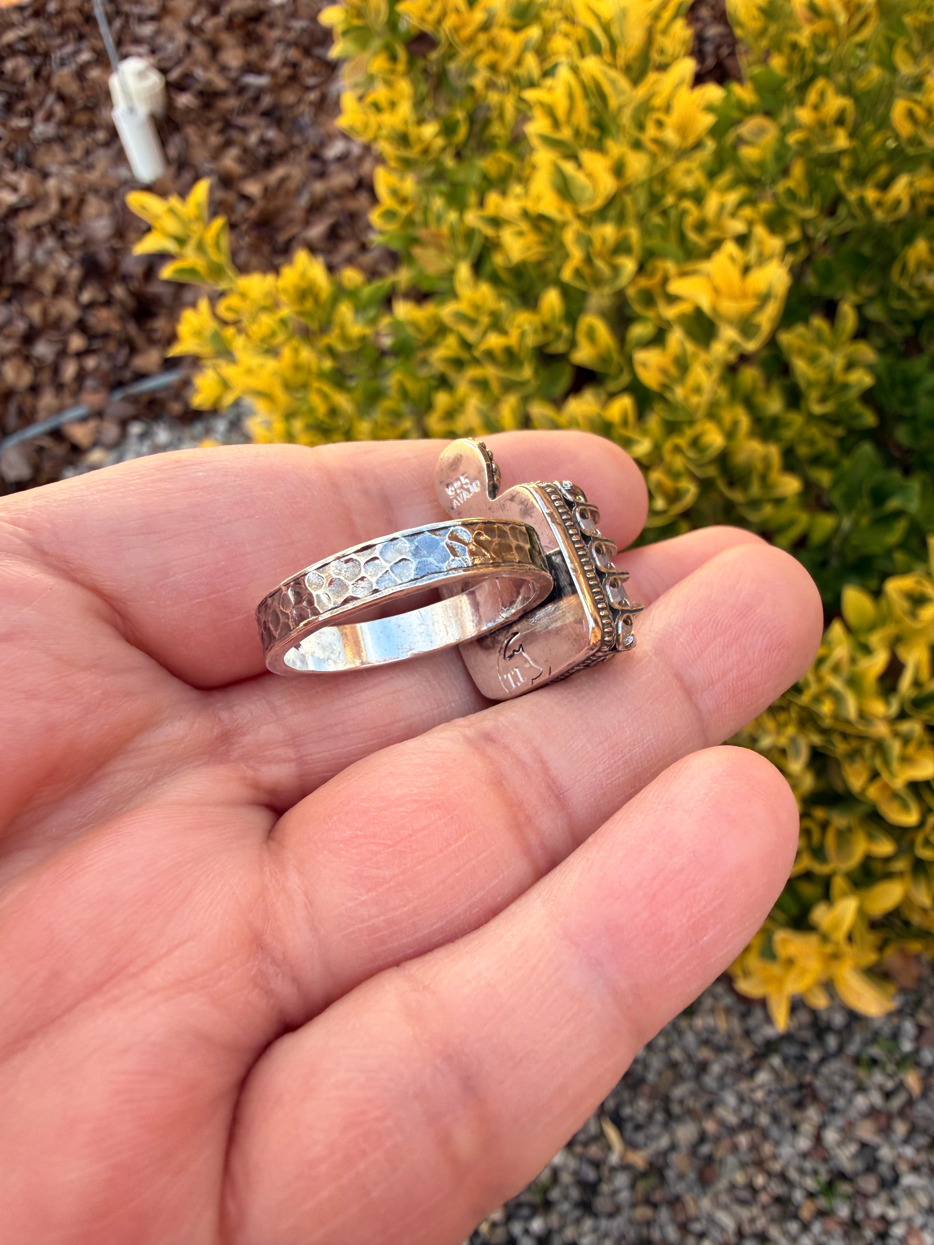 Rutile Quartz Ring (Sz 10)