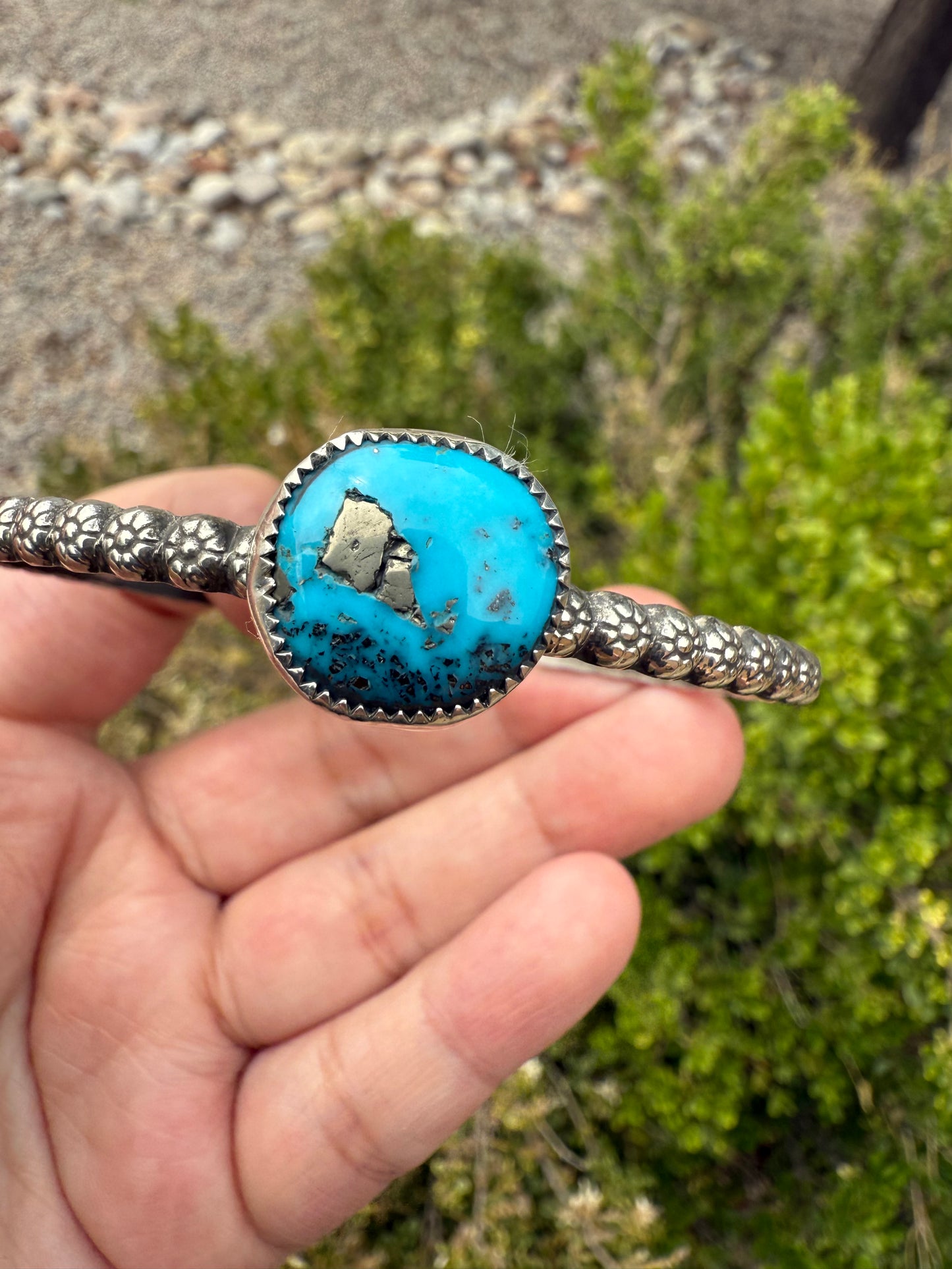 Kingman Turquoise Bracelet (6 inches)