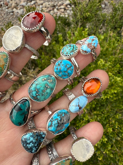 Garnet Ring (Sz 6.25)