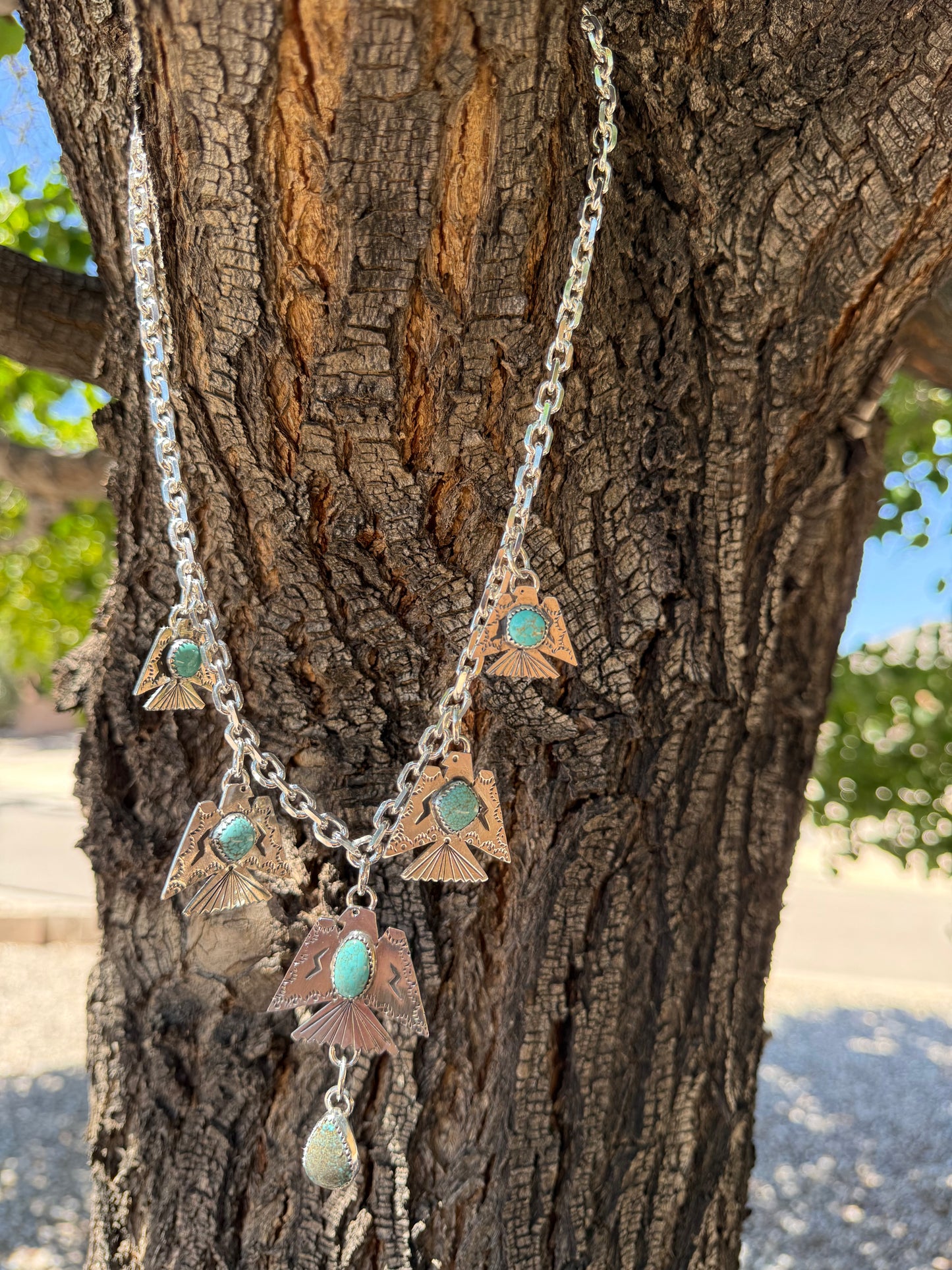 Heavy Metal Thunderbird Necklace