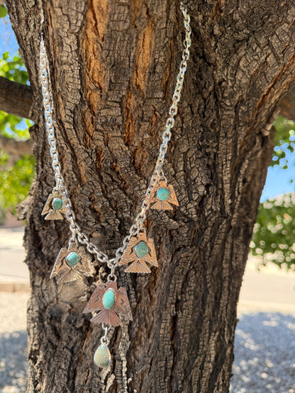 Heavy Metal Thunderbird Necklace