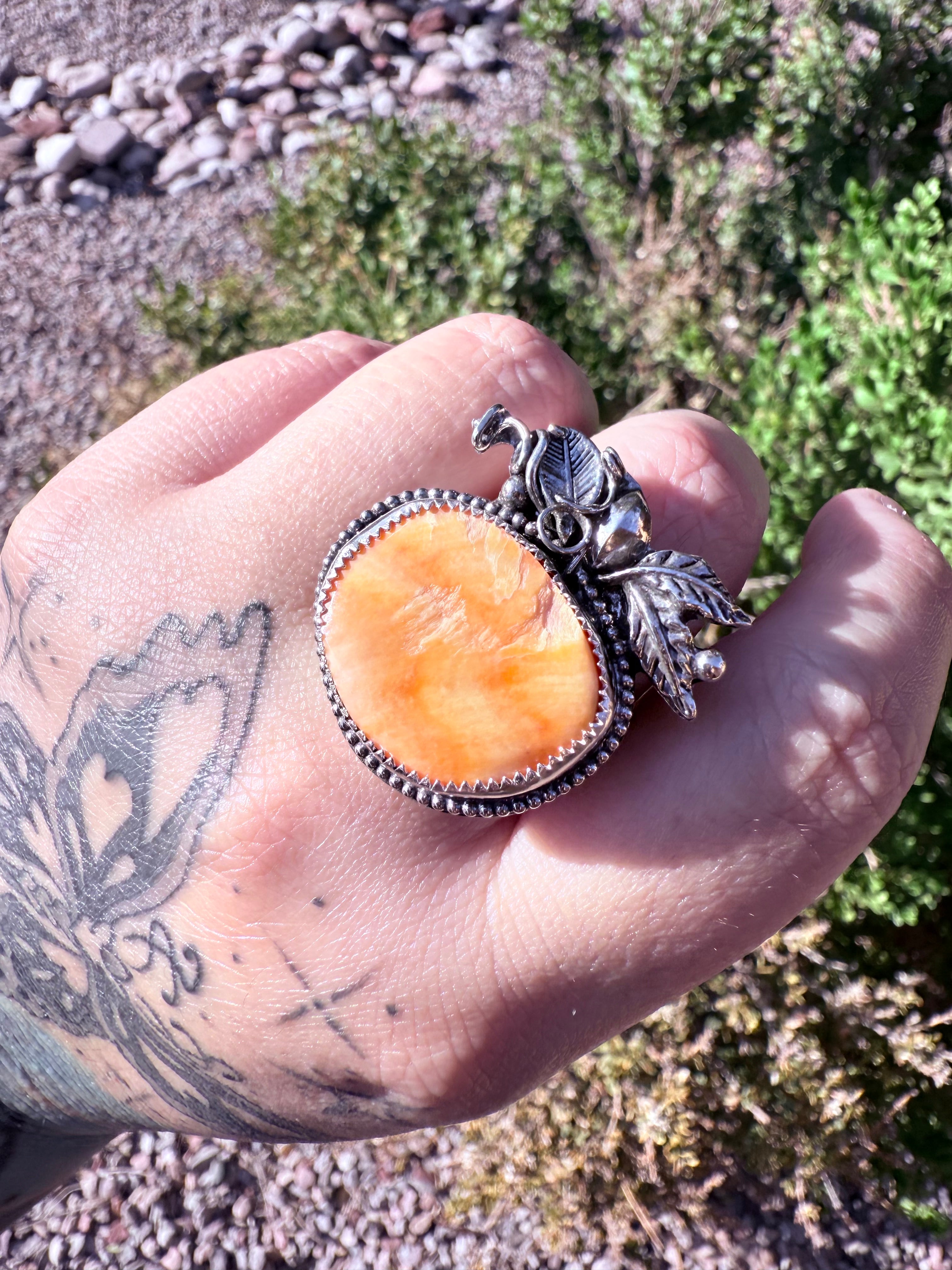 Medium Pumpkin Ring (Adjustable sz 6-13)