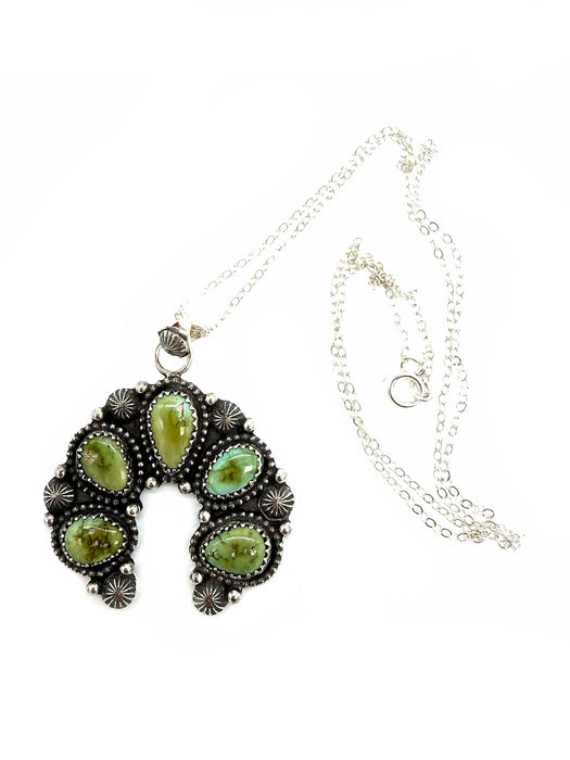 Sonoran Gold Turquoise Mini Naja Necklace