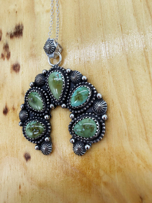 Sonoran Gold Turquoise Mini Naja Necklace
