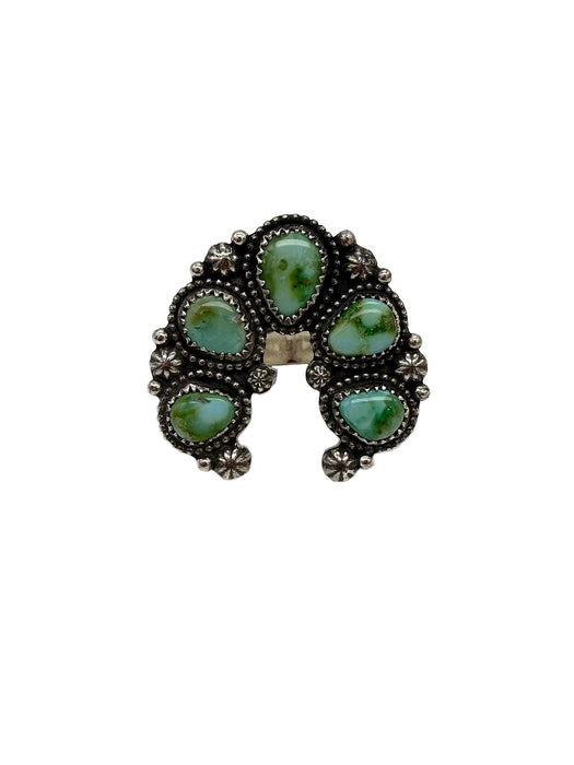 Sonoran Gold Turquoise Mini Naja Ring (Sz 6-6.5)