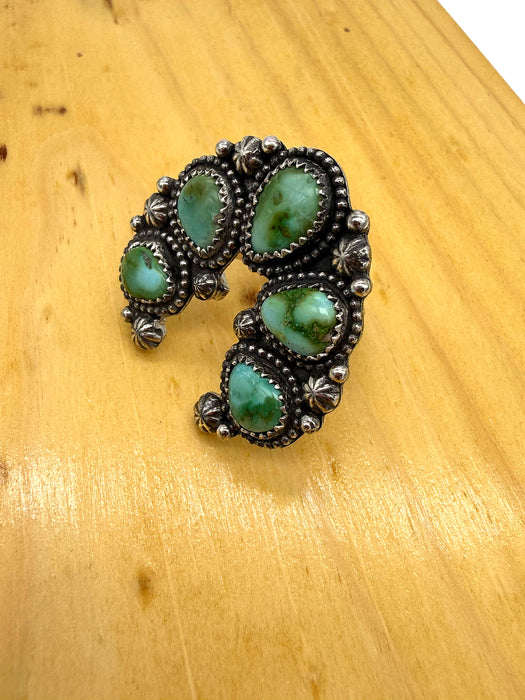 Sonoran Gold Turquoise Mini Naja Ring (Sz 6-6.5)