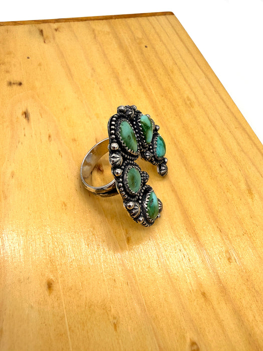 Sonoran Gold Turquoise Mini Naja Ring (Sz 6-6.5)