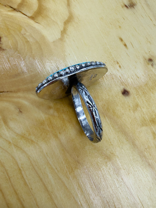 Kingman Turquoise Ring (Size 9)
