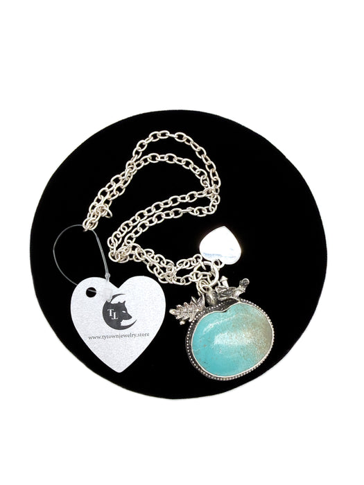 XL Turquoise Pumpkin Necklace