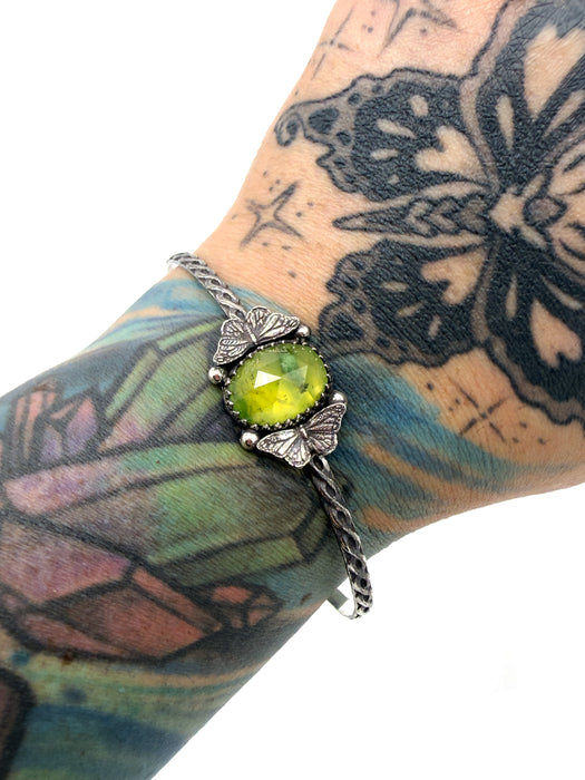 Grossular Garnet Butterfly Bracelet
