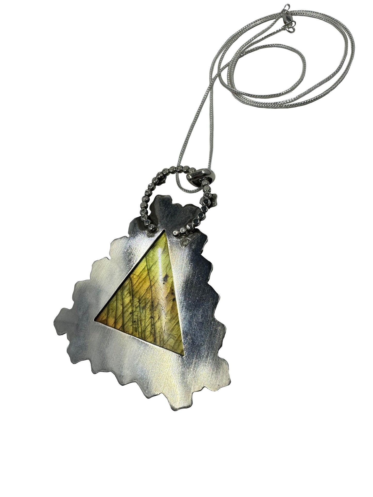 High Flash Labradorite Star Pendant